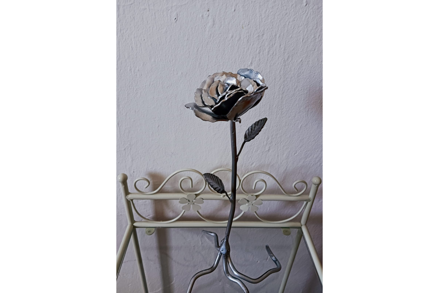 Rosa en Acero Galvanizado