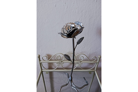 Rosa en Acero Galvanizado