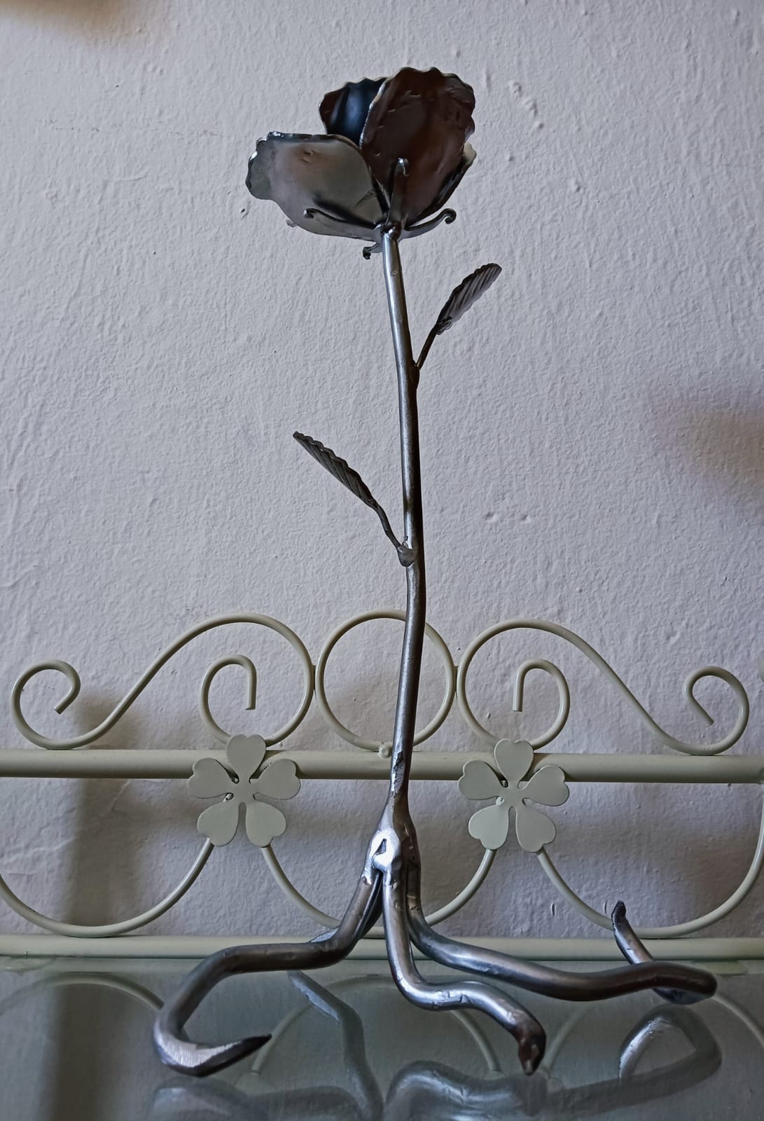 Rosa en Acero Galvanizado