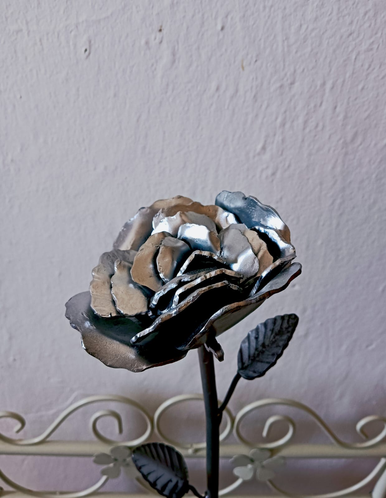 Rosa en Acero Galvanizado